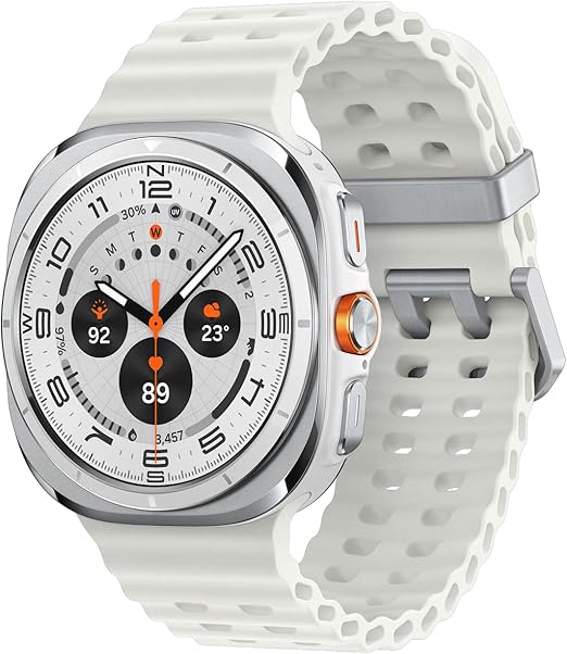 Galaxy Watch Ultra｜チタニウムホワイト｜スマートウォッチ｜Samsung 純正 国内正規品｜2024年発売｜Felica対応｜防水｜LTE｜Bluetooth v5.3｜ GPS｜バッテリー最大80時間｜睡眠管理｜SM-L705FZWJSJP