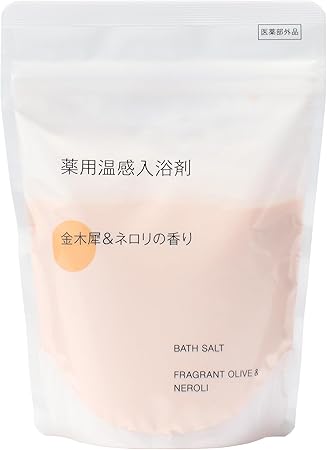 無印良品 薬用温感入浴剤 金木犀&ネロリの香り 360g/スプーン付 OBB21A4A