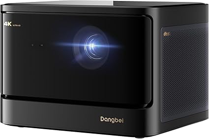 Dangbei(ダンベイ) DBOX02 4K プロジェクター 【家電批評 ベストバイ 2024年10月】 GTV搭載 Netflix公認 レーザー光源 2450ISOルーメン 静音ファン 家庭用 ホームプロジェクター HDR10+ 3Dホームシアター 内蔵スピーカー ドルビーオーディオ対応 初期設定簡単
