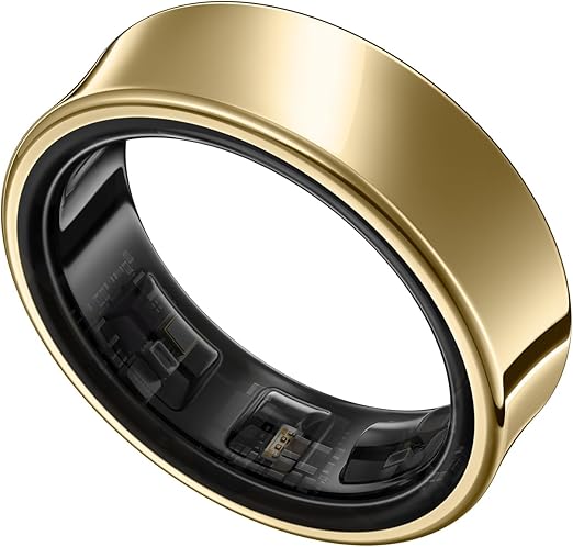 Samsung Galaxy Ring -Size 5｜チタニウムゴールド｜スマートリング｜Samsung純正 国内正規品｜Galaxy AI対応｜2025年発売｜バッテリー持続最長7日｜健康管理｜チタンフレーム｜防水・防塵 10ATM+IP68｜SM-Q505NZDAXJP