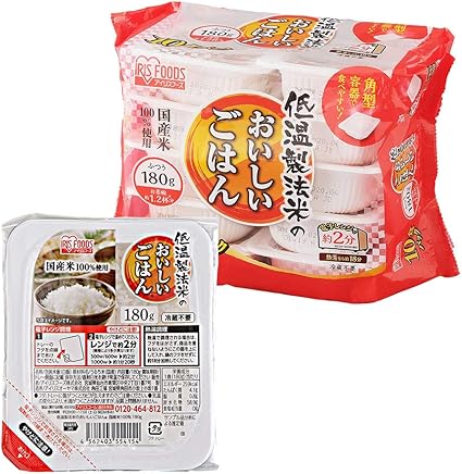 【値上がり時代の新定番！】アイリスオーヤマ パックご飯 180g 国産米 100% 低温製法米 非常食 米 レトルト 180g×10個
