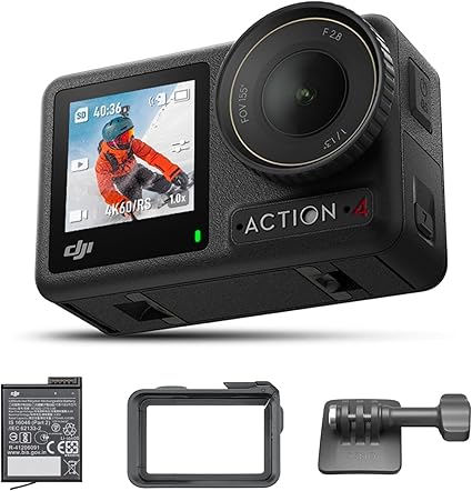 DJI アクションカメラ Osmo Action 4 スタンダードコンボ 4K/120fps対応 防水アクションカメラ 1/1.3インチセンサー搭載 驚きの低照度性能 10-bit & D-Log M カラーパフォーマンス 長時間駆動の1770 mAhバッテリー 【国内正規品】