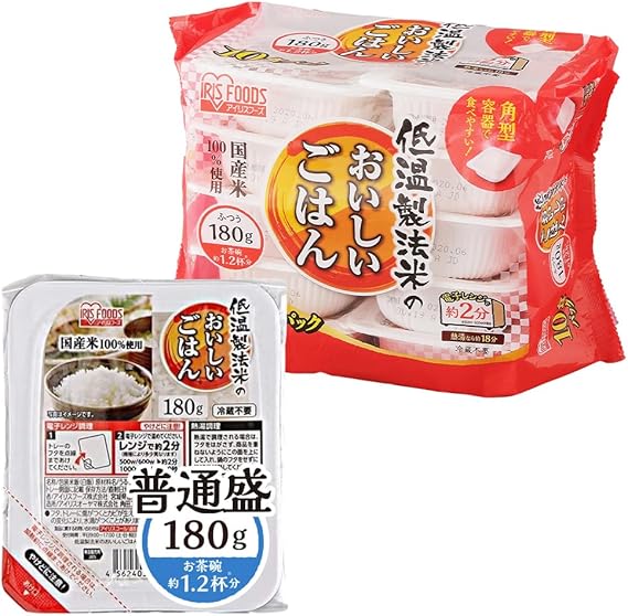 【値上がり時代の新定番! 】アイリスオーヤマ パックご飯 180g 国産米 100% 低温製法米 非常食 米 レトルト 180g×10個