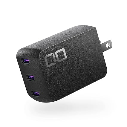 CIO NovaPort TRIOⅡ 65W 急速充電器 PD [世界最小級 CIO独自技術 NovaIntelligence NovaEngine搭載] 3ポート USB-C×3 ACアダプター コンセント 軽量 iPhone 15 / 16 Android Galaxy Macbook iPad ノートPC (ブラック)