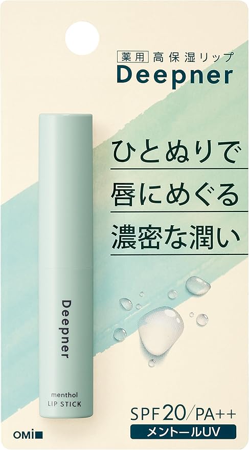 【医薬部外品】近江兄弟社 メンターム ディープナーリップ 保湿 メントールUＶ 2.3ｇ