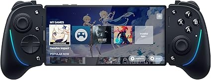 Razer レイザー Kishi Ultra モバイル ゲーミングコントローラー USB Type-C コンソールレベルのコントロール 8.8inch以下のタブレットまで対応な伸縮式ブリッジ 超低遅延 ゲームをしながらスマホ/タブレットの充電可能 快適なグリップ スマホ iPhone 15 iPad Mini Android キシ ウルトラ 【日本正規代理店保証品】