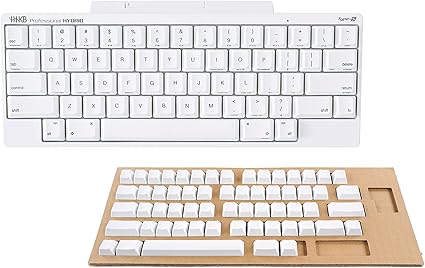 HHKB Professional HYBRID Type-S 英語配列／雪、無刻印キートップセット