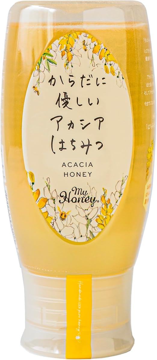 生はちみつ専門店 MY HONEY(マイハニー) アカシアハニー チューブボトル 500g×1本 希少 健康 美容 低GI値 ハンガリー産アカシアはちみつ100％使用 夏バテ 夏の疲れ 熱中症対策