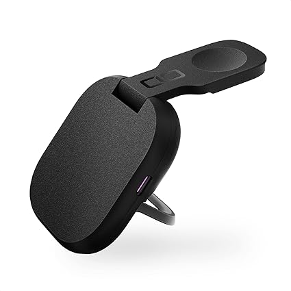CIO NovaWave 3Way+ [3in1 Qi2 & Apple Watch 充電器] MagSafe対応 ワイヤレス充電器 スタンド iPhone 16 / 15 / 14 / 13 / 12 / AppleWatch Ultra AirPods 充電器 (ブラック)