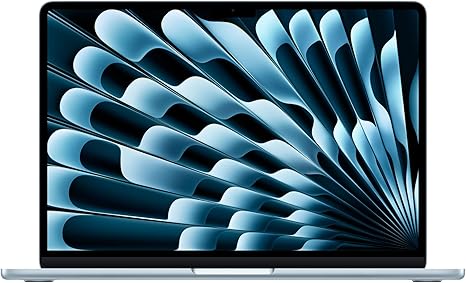 Apple 2025 MacBook Air M4 チップ搭載 13 インチノートブック: Apple Intelligence のために設計、13.6 インチ Liquid Retina ディスプレイ、24GBユニファイドメモリ、 512GB SSD ストレージ、12MP センターフレームカメラ、Touch ID - スカイブルー