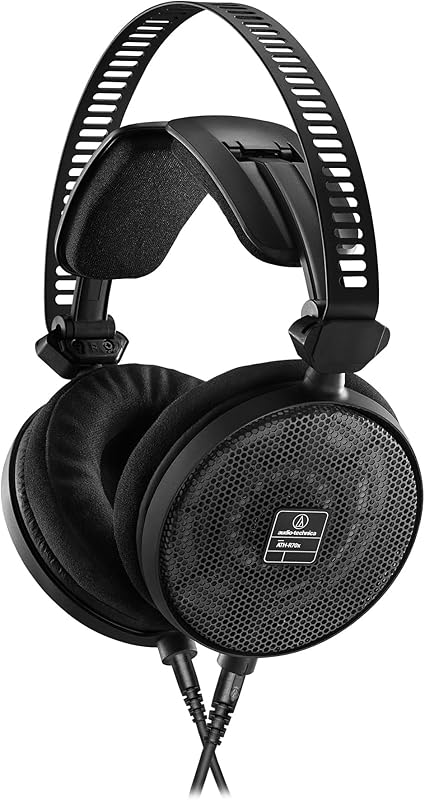 オーディオテクニカ ATH-R70x プロフェッショナル モニターヘッドホン 開放型 有線 【 DTM ミックス マスタリング 音楽鑑賞 着脱式ケーブル 3.0m オープン型 軽量設計 長時間使用 】