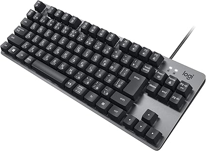 Logicool(ロジクール) ロジクール K835GPR 有線 メカニカルキーボード 赤軸 リニア テンキーレス コンパクト グラファイト windows surface K835 国内正規品