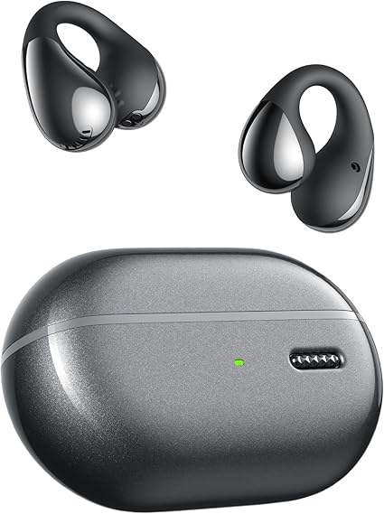 SOUNDPEATS CC イヤーカフ イヤホン 【オープンイヤー ワイヤレスイヤホン Bluetooth 5.4/マルチポイント接続/IPX5防水/最大24時間再生/急速充電対応/専用アプリ/ダイナミックEQ】耳挟み式イヤホン サウンドピーツ 【VGP2025 金賞･コスパ大賞】PearlClip Pro (ブラック)