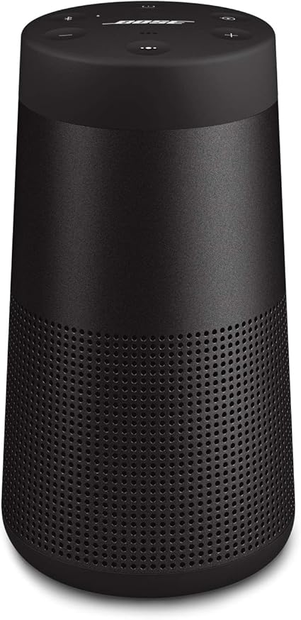 Bose SoundLink Revolve II Bluetooth speaker ポータブル ワイヤレス スピーカー マイク付 最大13時間 再生 防滴・防塵 8.2 cm (W) x 15.2 cm (H) x 8.2 cm (D) 0.66 kg トリプルブラック