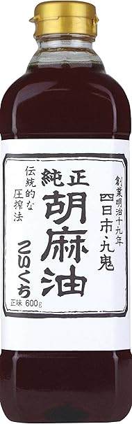 Kuki, Genuine Sesame Oil Koikuchi, 21.2 oz (600 g) (Poly)