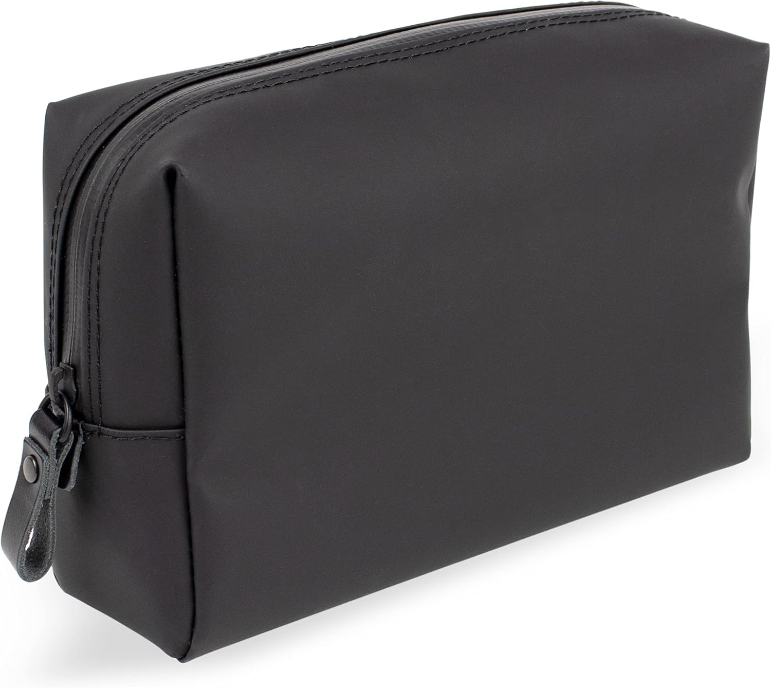 [ aso ] TOFTPOUCH＋ (タフトポーチプラス) 耐水 ガジェット ポーチ 日本製 約180×110×60[mm] ガジェットポーチ 旅行 収納 小物入れ バッグインバッグ (Lサイズ ブラック) tf-v219-bl-l