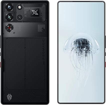 REDMAGIC 10 Pro レッドマジック【日本正規代理店】Android ゲーミングスマホ SIMフリー スマホ本体 Snapdragon 8 Elite 搭載 冷却ファン内蔵 6.85インチフルディスプレイ 1.5K解像度 144Hz 5G対応 7050mAh 80W急速充電 Felica対応(Dusk,RAM 16GB+ROM 512GB)