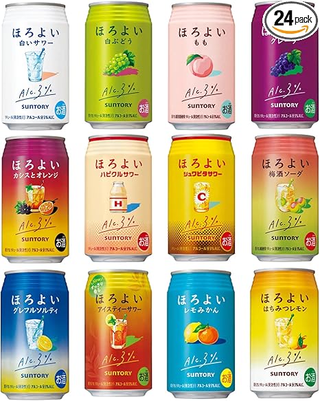 ほろよい 12種類のみくらべ アソートセット [ チューハイ 350ml×24本 ] SPBC