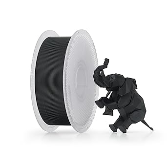 Bambu Lab 純正フィラメント, 1.75mm PLA 線径精度 +/- 0.03 mm, RFID付きで煩雑設定不要, 絡み軽減, 純正再利用できるスプール付き, 1kg 黒色