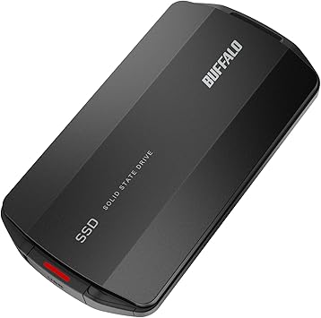 【Amazon.co.jp限定】バッファロー SSD 外付け 2TB USB3.2 Gen2 Type‐C 最大読出速度1050MB/秒 防塵防滴 IP55 耐衝撃 MIL‐STD ポータブル【 iPhone 15 15Pro Windows MacOS ChromeOS PS4 PS5 メーカー動作確認済み】SSD-PHP2.0U3BA/N