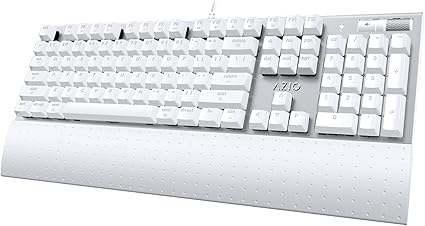 AZIO Mac用 メカニカルキーボード USB接続 茶軸 US配列 バックライト 音量調整 (正規輸入品)