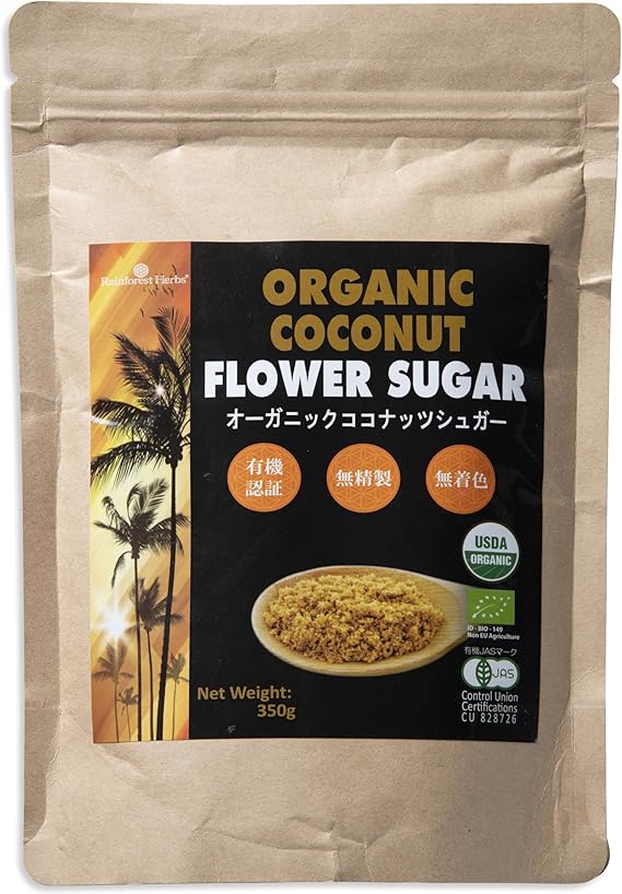 有機JASオーガニック ココナッツシュガー（Organic coconuts suger) 350g 1袋