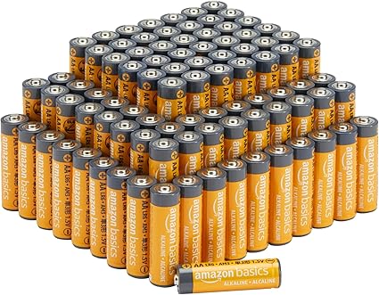 Amazonベーシック 乾電池 単3形 単三電池 アルカリ 保存期限10年 100個セット 1.5V 液漏れ防止