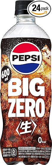 サントリー　ペプシ　BIG ＜生＞ゼロ　コーラ　600ml×24本