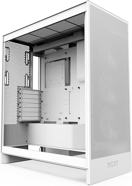 NZXT H7 Flow v2 White 120mmファン 3基搭載 ミドルタワーATXケース CM-H72FW-01 CS9013