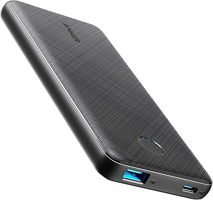 Anker 523 Power Bank (PowerCore 10000) (10000mAh / 大容量モバイルバッテリー) 【USB Power Delivery対応/PowerIQ 3.0 (Gen2) 搭載/PSE技術基準適合/USB-C入力対応】 iPhone Pixel その他 各種機器対応 (ブラック)