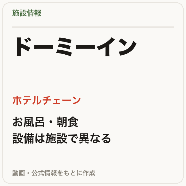 ドーミーイン