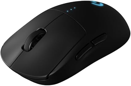 【Amazon.co.jp限定】 Logicool G PRO LIGHTSPEED ワイヤレス ゲーミング マウス G-PPD-002WLrd ゲーミングマウス 軽量 80g HERO 25Kセンサー 充電 POWERPLAY 対応 ゲーム 充電 無線 左右対称 FPS PC windows mac ブラック 国内正規品 ※Amazon限定の壁紙ダウンロード付き
