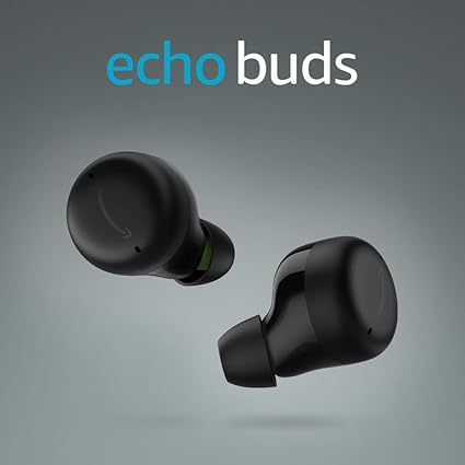 Echo Buds (エコーバッズ) 第2世代 - アクティブ ノイズキャンセリング 付き完全 ワイヤレスイヤホン with Alexa、ワイヤレス充電ケース付き|ブラック