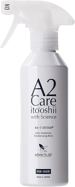 除菌消臭剤A2Care (スプレーMA-T配合)日本製 アルコールフリー 無香料 無臭 低刺激 300ミリリットル (x 1)