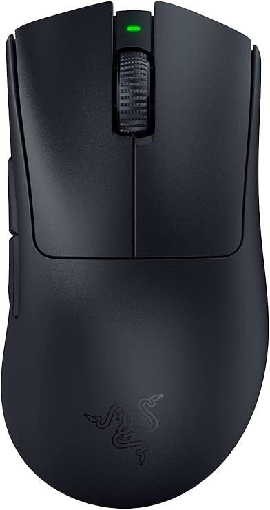Razer レイザー DeathAdder V3 Pro ゲーミングマウス ワイヤレス 無線 63gの超軽量 進化したエルゴノミック形状 最高クラスの精度のFocus Pro 30K オプティカルセンサー 第 3 世代オプティカルマウススイッチ HyperSpeed Wireless 90時間のバッテリー連続使用が可能 デスアーダーブイスリープロ 【日本正規代理店保証品】