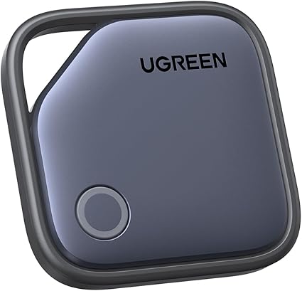 UGREEN FineTrack Smart Finder 1個 スマートトラッカー Appleの「探す」に対応 (iOS端末のみ) スマートタグ SmartTrack 紛失防止タグ/探し物 鍵/バッグ/財布/荷物/ペットの首輪など用 置き忘れ防止 スマホ鳴らす/防水/軽量