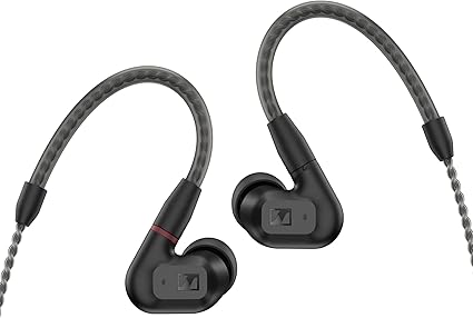 ゼンハイザー Sennheiser イヤホン 有線 IE 200 ブラック ダイナミック カナル型 オーディオファイル ゲーミング TrueResponseトランスデューサー ブレードケーブル イヤーフック イヤフォン 【国内正規品】