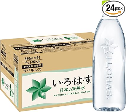 コカ・コーラ い・ろ・は・す天然水ラベルレス 560ml ×24本