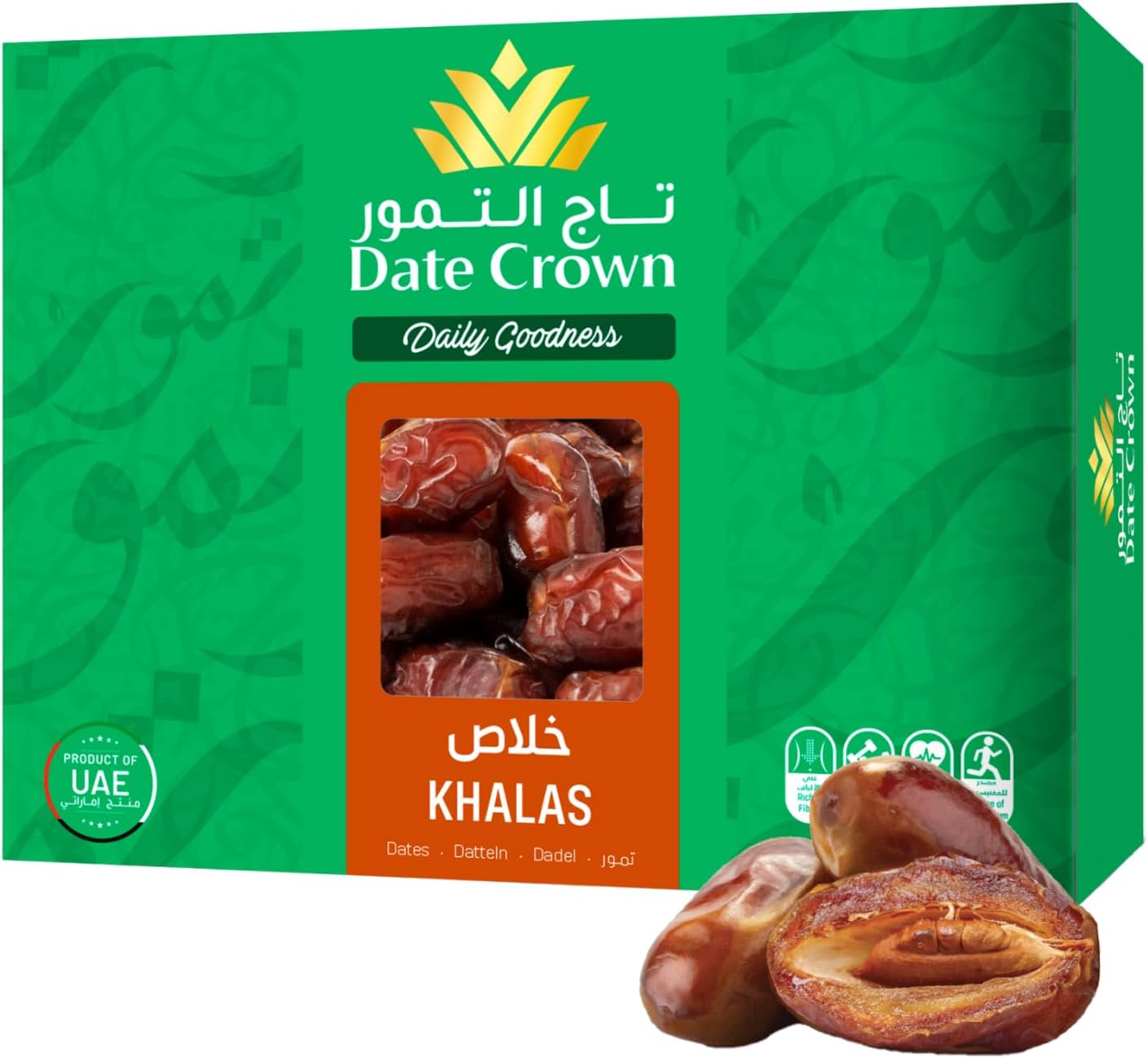 デーツクラウン デーツ 無添加 1kg (キャラメルのような甘さのカラース種) 残留農薬検査済 非遺伝子組換え スーパーフード ドライフルーツ