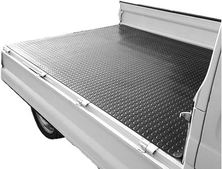 【 軽トラック 荷台マット 】 荷台用 ゴムマット (厚さ 5mm 大きさ 1400mm×2010mm) 滑り止め キズ 汚れ 防止 防音 床敷き 保護 水洗い 積荷 耐久性 軽トラ マット