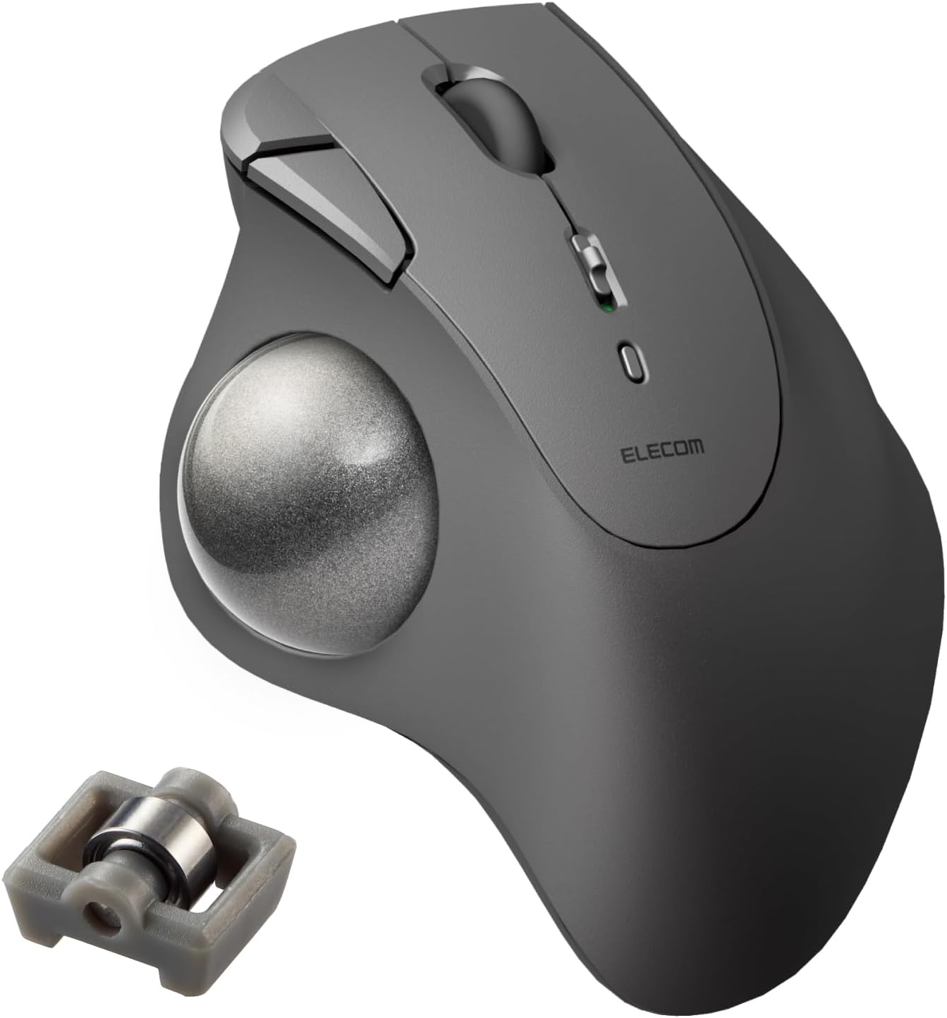 エレコム ワイヤレス トラックボールマウス Bluetooth IST ベアリング支持 親指操作 36mmボール 5ボタン Windows Mac Chromebook ブラック M-IT11BRBK