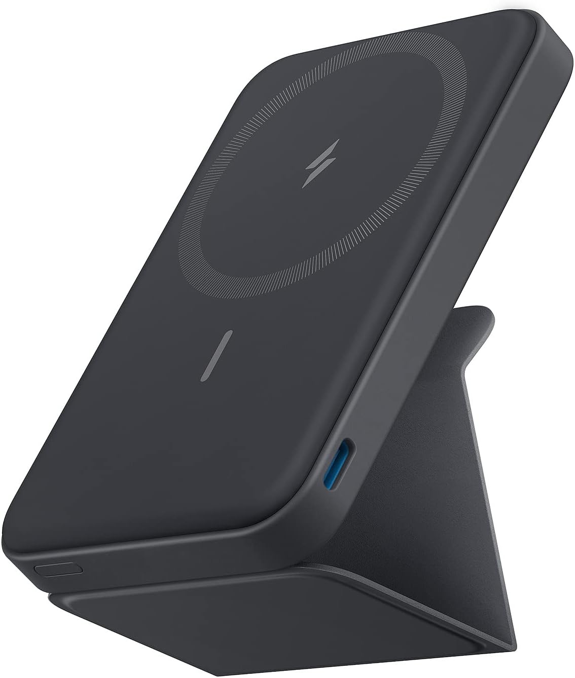 Anker 622 Magnetic Battery (MagGo) (アップグレード版 マグネット式ワイヤレス充電対応 5000mAh コンパクト モバイルバッテリー)【マグネット式/ワイヤレス出力 (7.5W) / USB-Cポート入出力/PSE技術基準適合】iPhone 16 / 15 / 14 / 13 シリーズ専用 (ブラック)