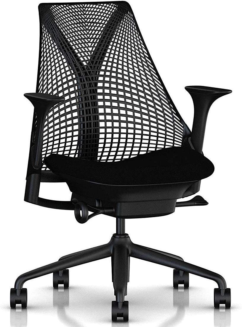 【正規品】 Herman Miller (ハーマンミラー) セイルチェア オフィスチェア アルミニウム ブラック BBキャスター 12年保証 AS1YA23HAN2BKBBBKBK9119