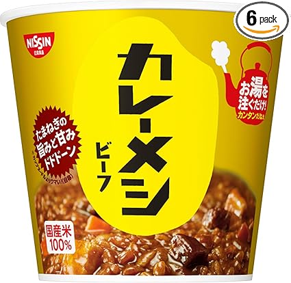 カレーメシ ビーフ 日清食品 インスタント ごはん ご飯 107g×6個