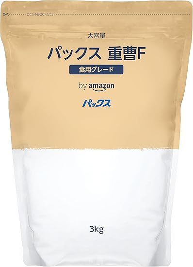 by Amazon 大容量 パックス 重曹F 食用グレード 3kg (NATUXIA)