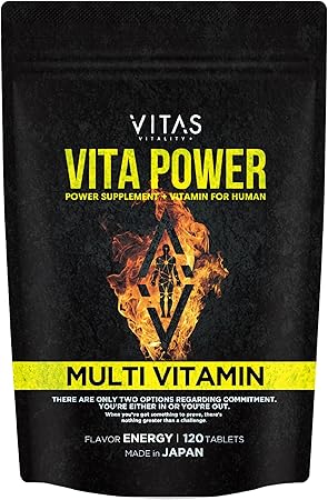 VITAS(バイタス) VITA POWER ビタパワー マカ 亜鉛 マルチビタミン 120粒 30日分