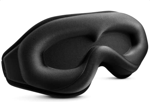 MINNU アイマスク 3D立体型(ブラック)