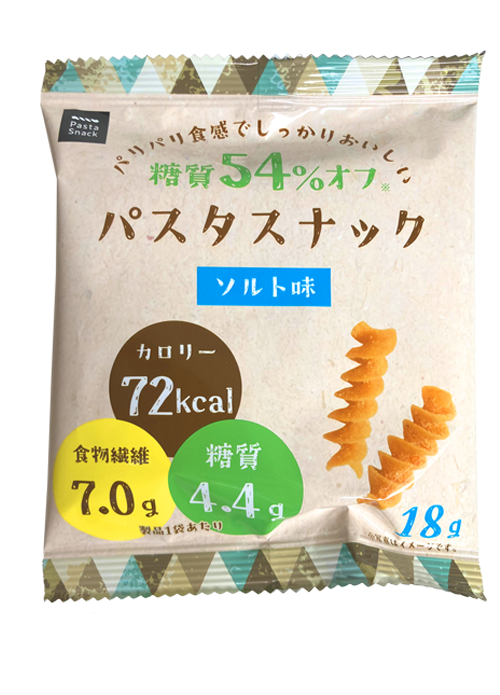 糖質54%オフ パスタスナック ソルト味 18g×6袋