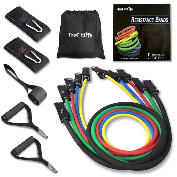 TheFitLife トレーニングチューブ 5本セット